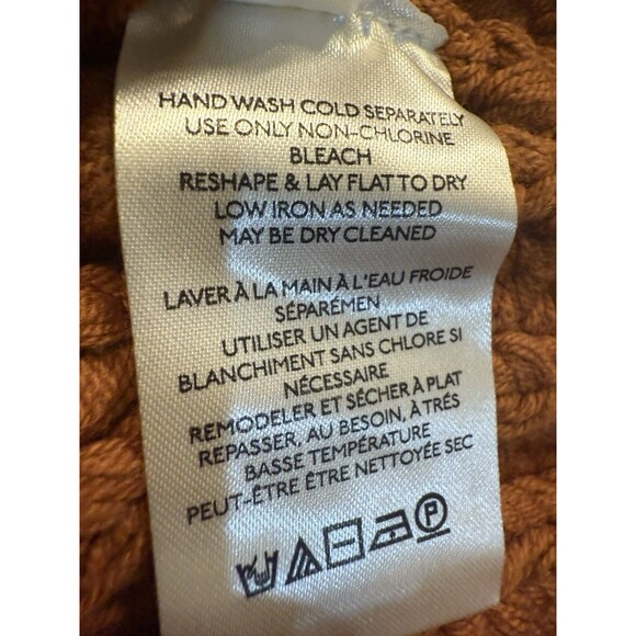 Free People My Only Sunshine Sweater Tuscan Earth Brown NWT Size S Oversized - Picture 9 of 11